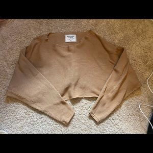 Cropped A&F sweater